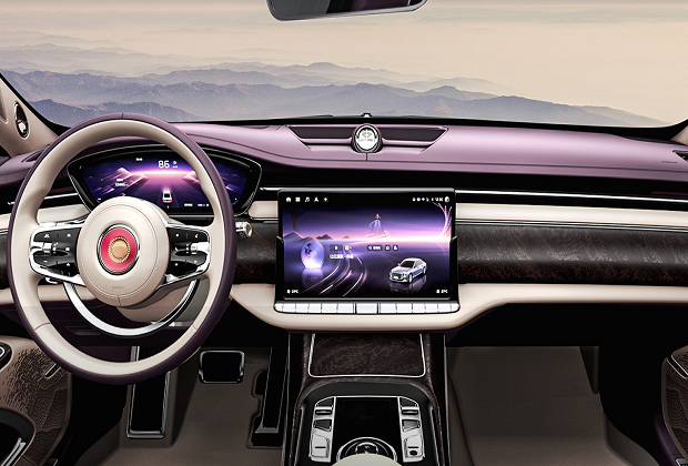 UTG用于全球首款14.2英寸车载滑移卷曲AMOLED中控屏 独供国字号超豪华行政轿车